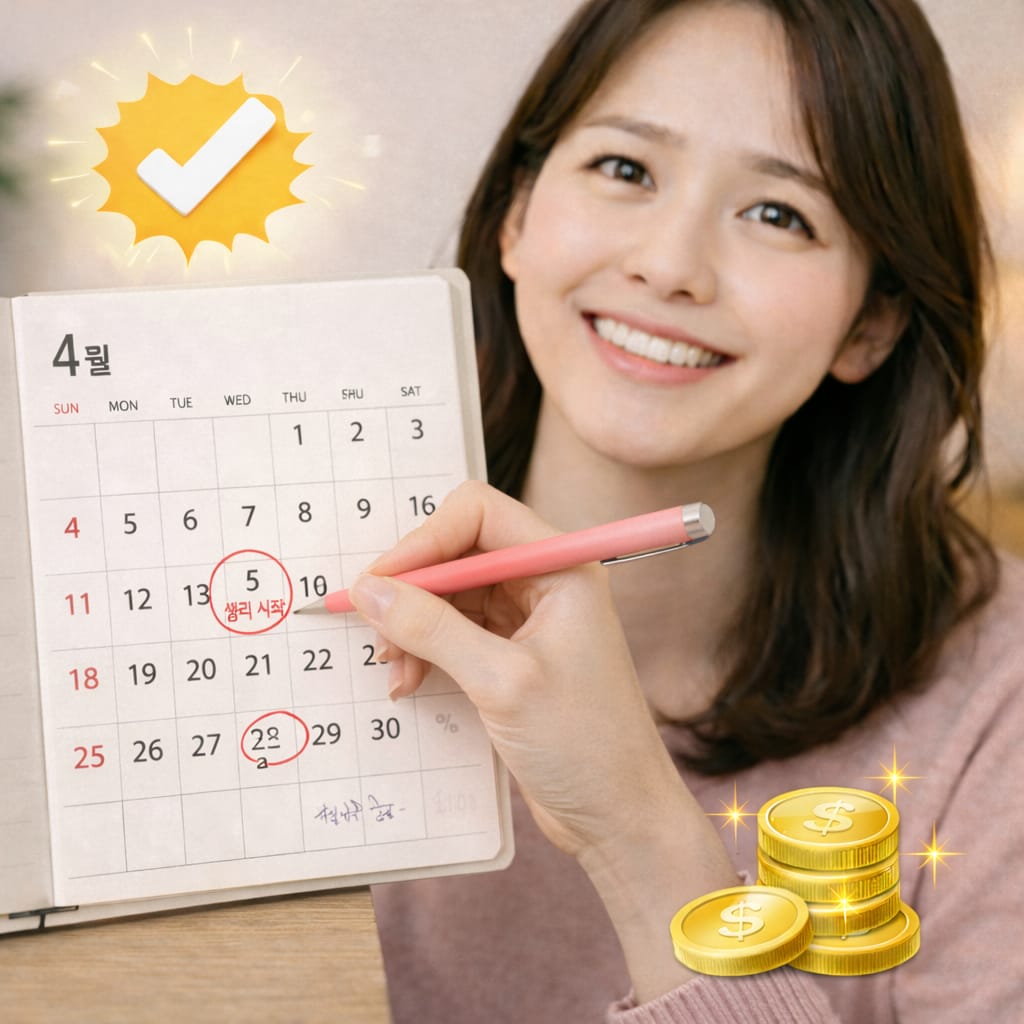 생리 첫날 기준