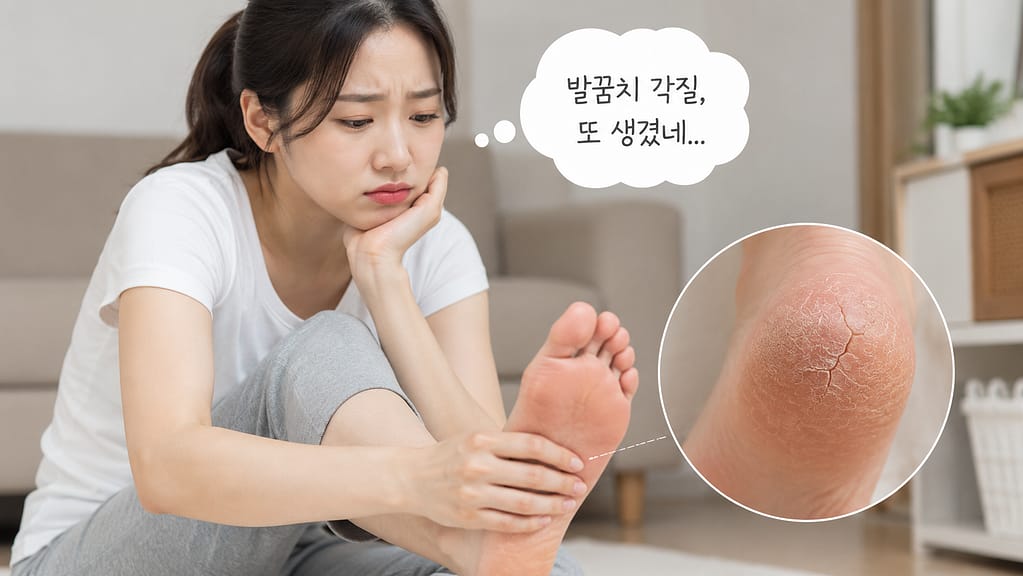 뒤꿈치 각질