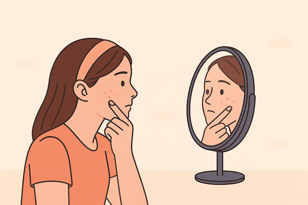 성인여드름이 생기는 대표 원인