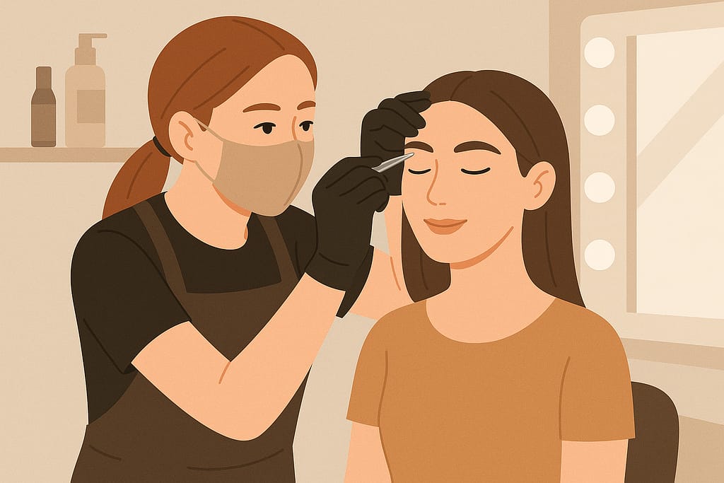 얼굴형별 눈썹 그리기