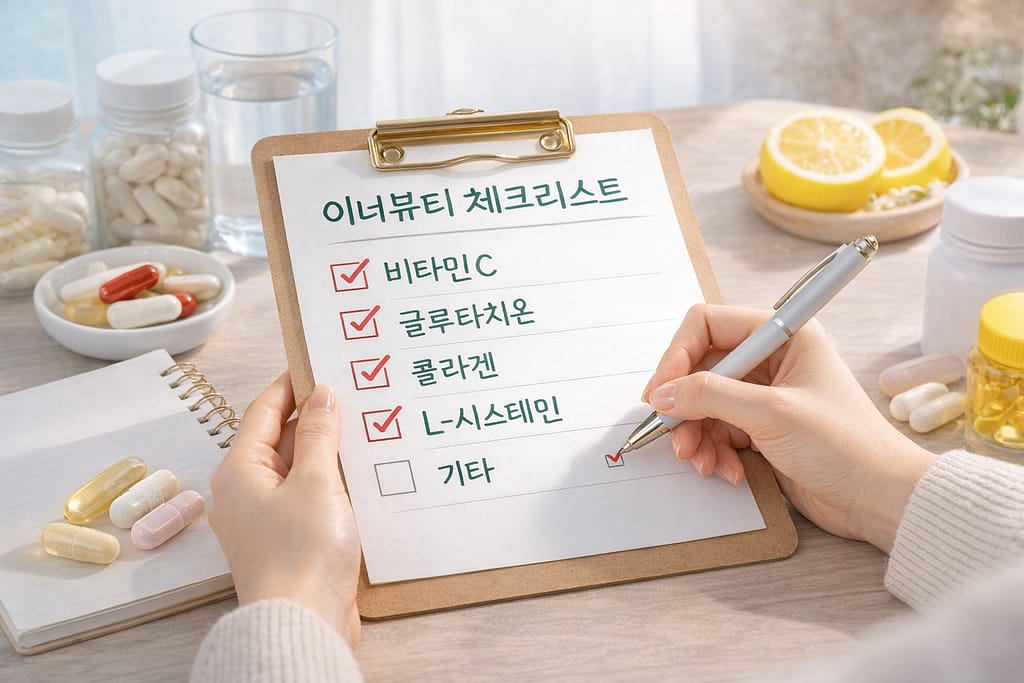 피부 화이트닝에 좋은 이너