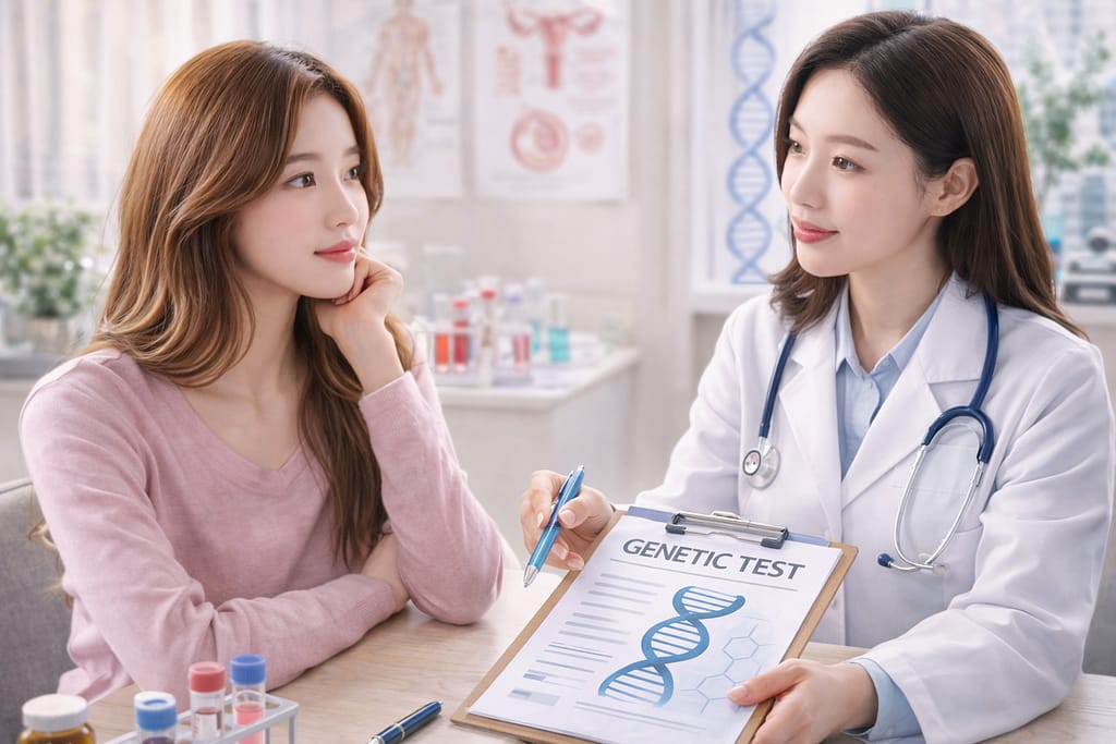 여성에게 유전적