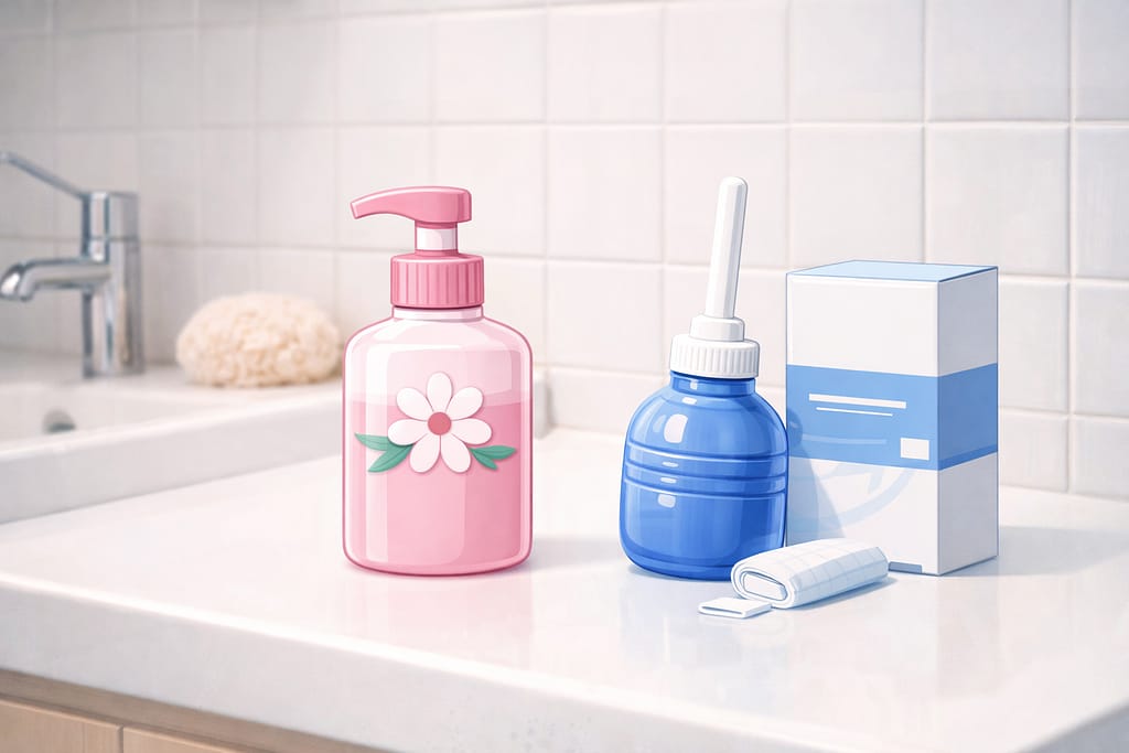 여성청결제 vs 질세정제