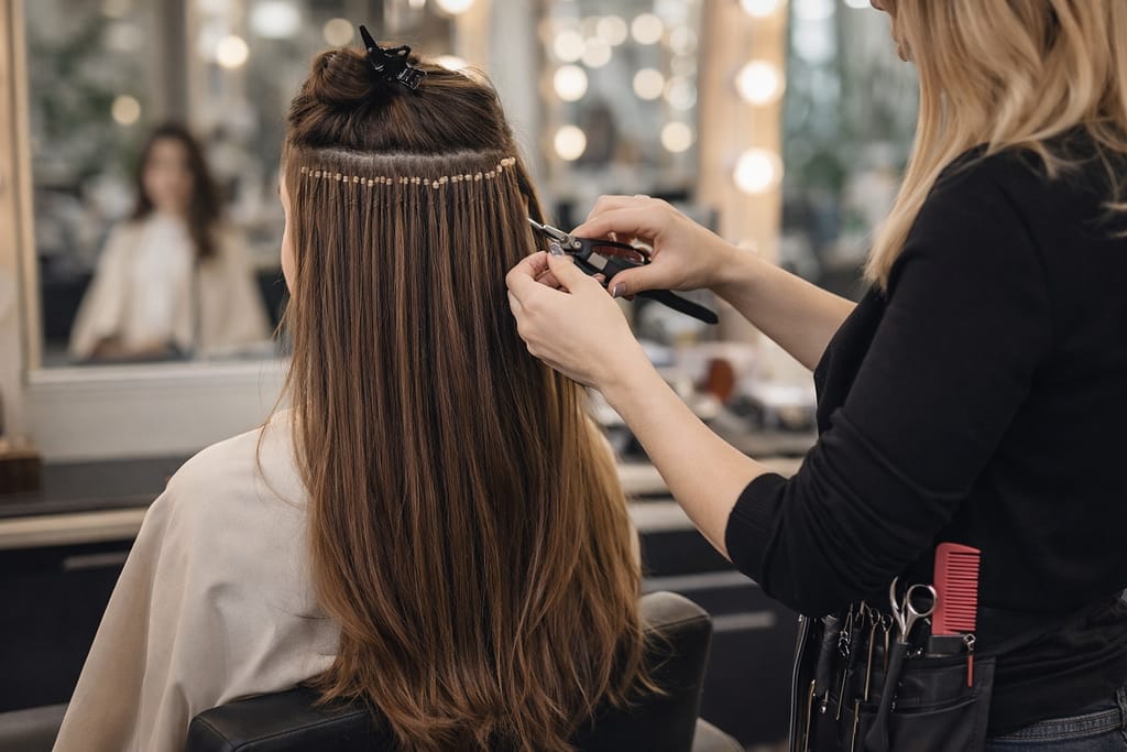 붙임머리 후회하는