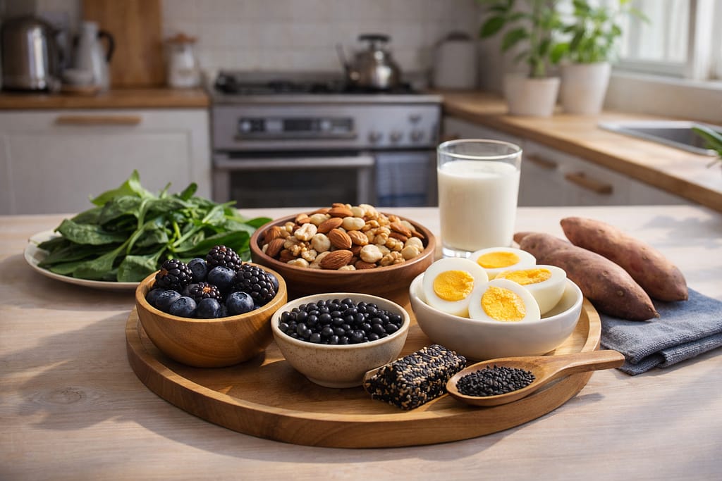 흰머리에 도움되는 간식