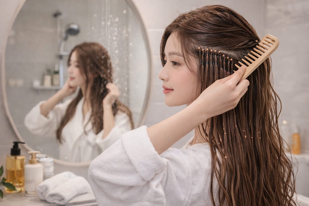 붙임머리 관리하는 방법