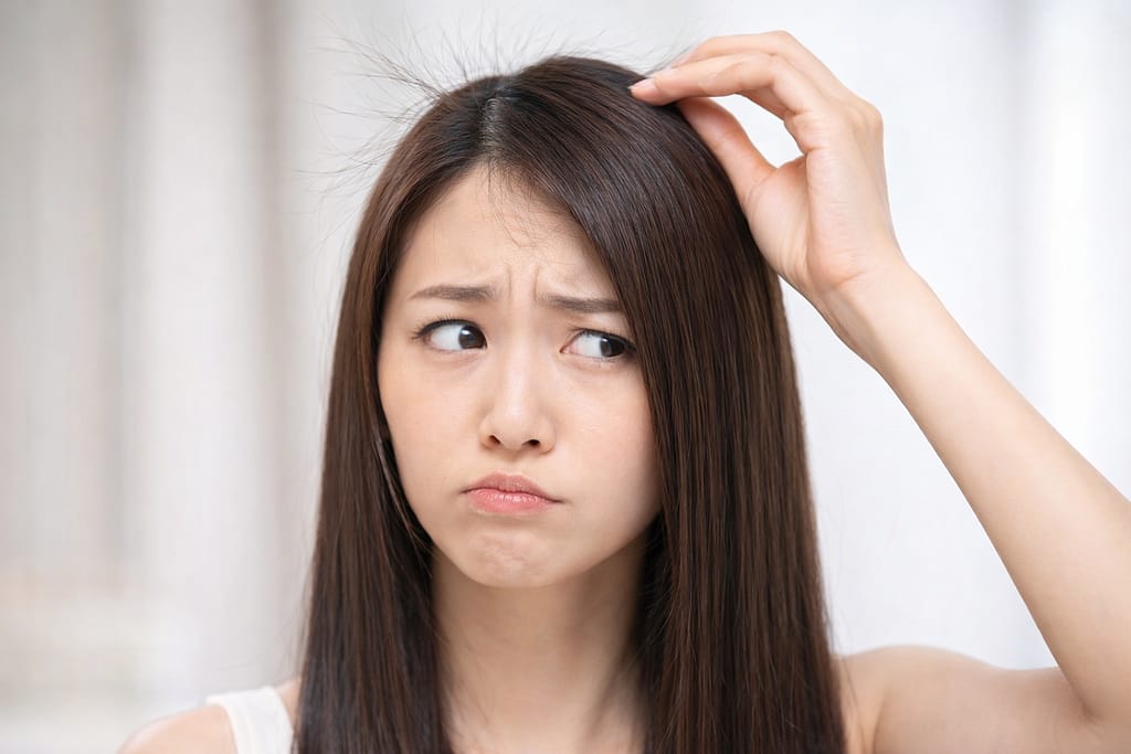 잔머리 왜 계속