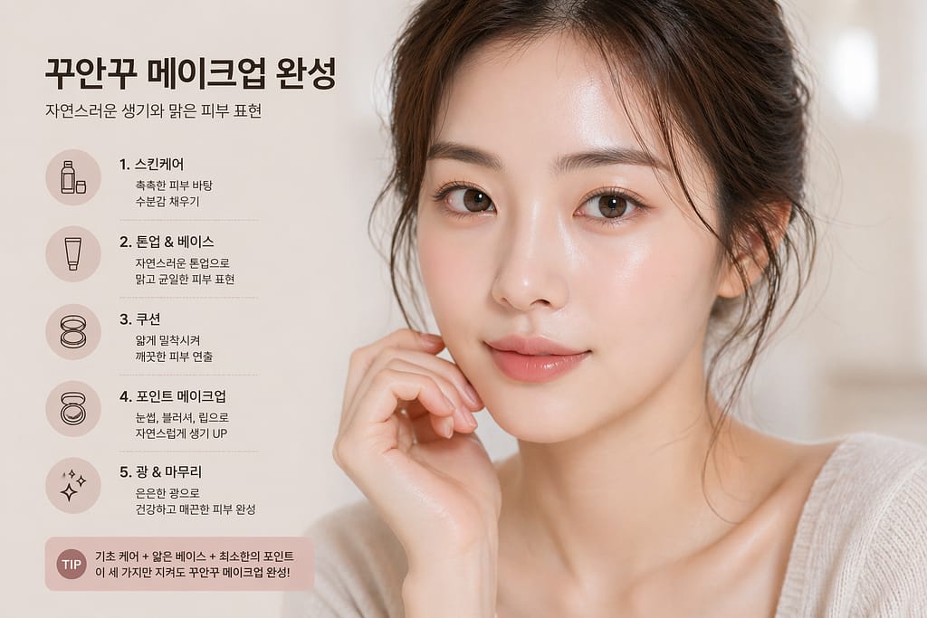 꾸안꾸 메이크업