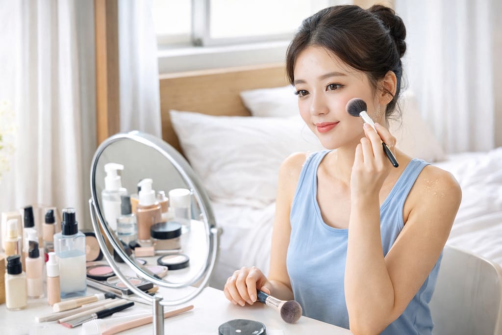 땀에도 안 무너지는