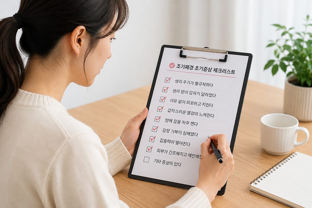 조기폐경 초기증상