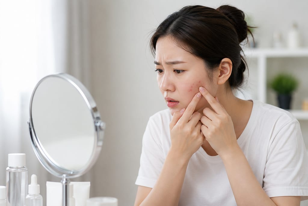 화농성 여드름