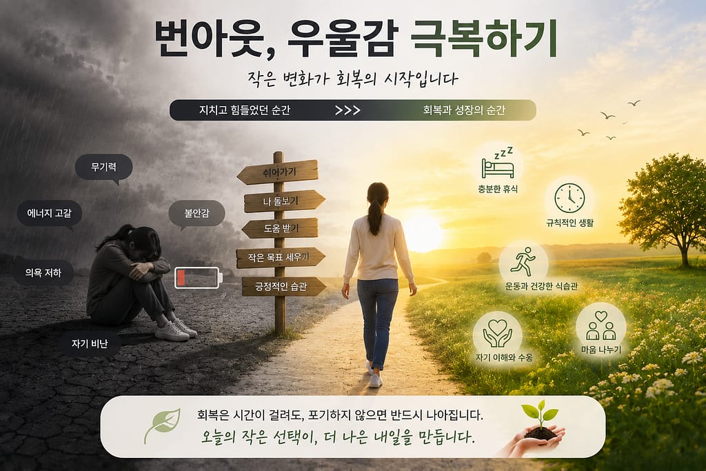 번아웃과 우울감의 차이