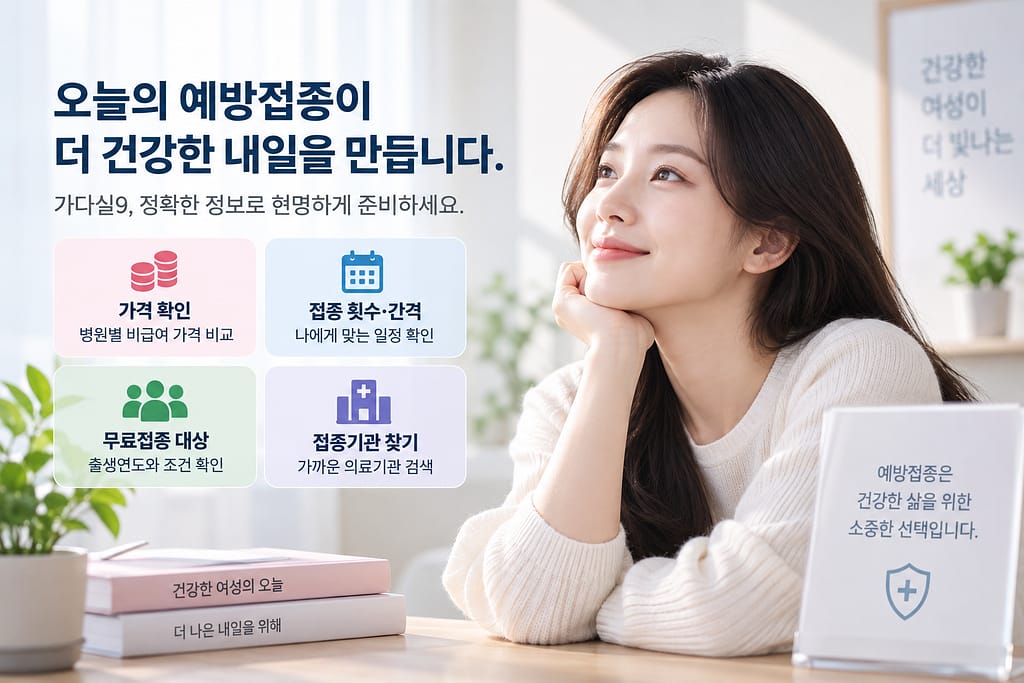 가다실9 가격